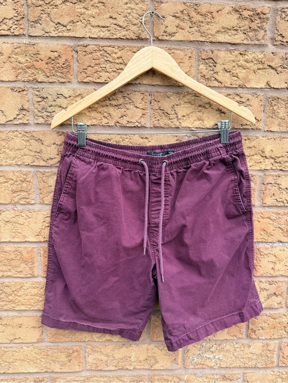 4/$25 • George Plum Cotton Drawstring Waist Shorts